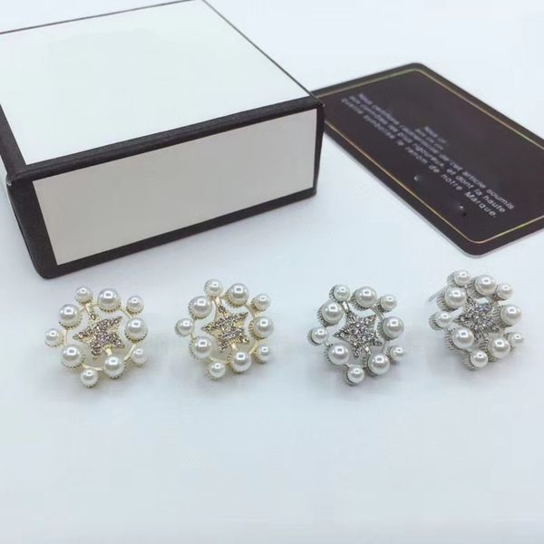 

the fashion designer 2021 d a letter from stud earrings in early spring new products18, Golden;silver