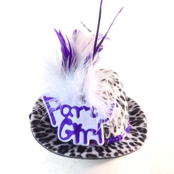 

party hats 2021 designed variety girl mini tiaras on hair clips feather sequin decorated for birthday bachelorette hen