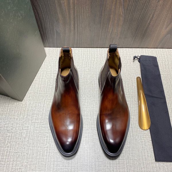 

big 38-45 shoes leather ace mens plus size casual with box dust bag, Black