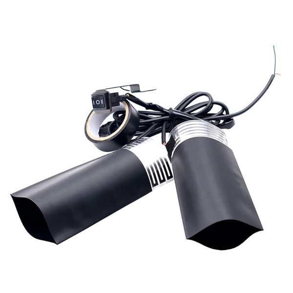 

handlebars 12v electric heated hand grips handle heater warmer kit for motorcycle