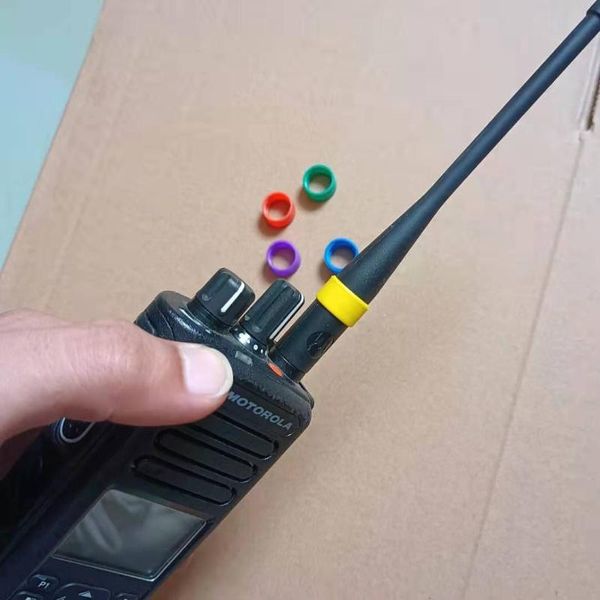 Walkie Talkie 5 Цвета в групповом цвете ID группы различают кольцо антенны для Motorola