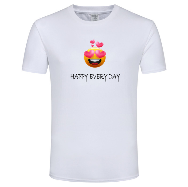 

both men and women are short-sleeved t-shirts, round collar breathable, daily work activities clothing men's t-shirts, White;black