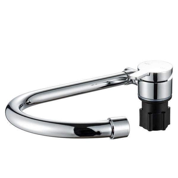 

foldable rv faucet rotation 9/16 inlet thread single handle cold & water mixer copper for deck atv parts