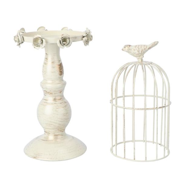 

candles 1pc creative candleholder romantic iron candle stand birdcage