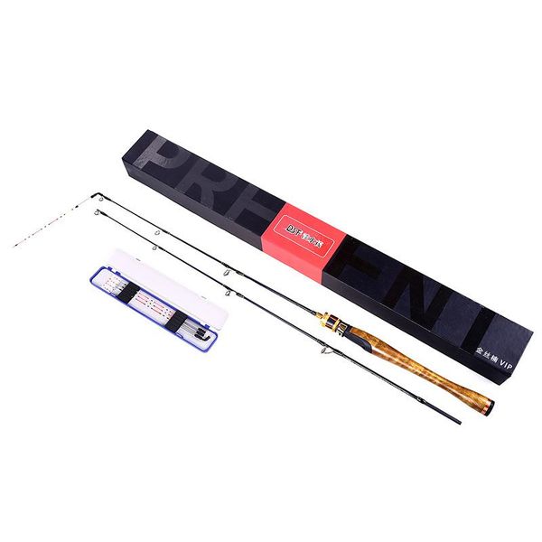 

boat fishing rods freshwater raft gold wire nanmu spring rod bend straight slightly soft tail wholesale
