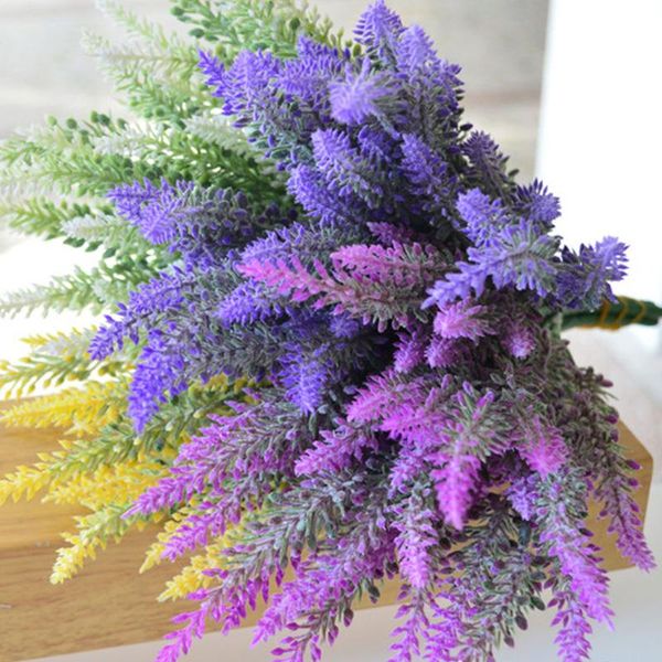 

romantic provence decoration lavender flower silk artificial flowers grain decorative simulation of aquatic plants & wreaths
