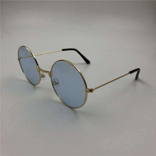 

uhb heiyuanmetal eyeglass crown prince classic round outdoor transparent progressive ocean piece fashionable sun cycling glasses sunglasses, White;black