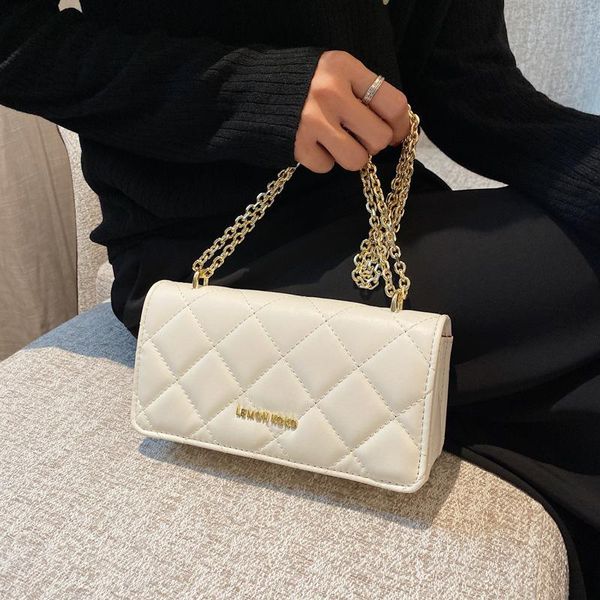 

evening bags bags, women's messenger shoulder 2021 style rhombus chain fashion western ladies small square bag