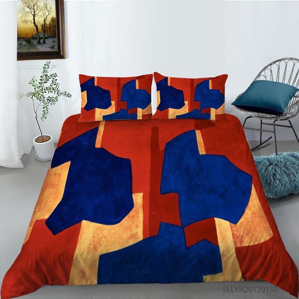 

bedding sets fashion abstract oil painting duvet cover twin double full  comfortable set with pillowcases 2/3pcs