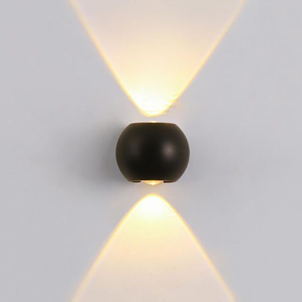 

round ball wall lamp bedroom bedside corridor aisle staircase el project light outdoor waterproof lights