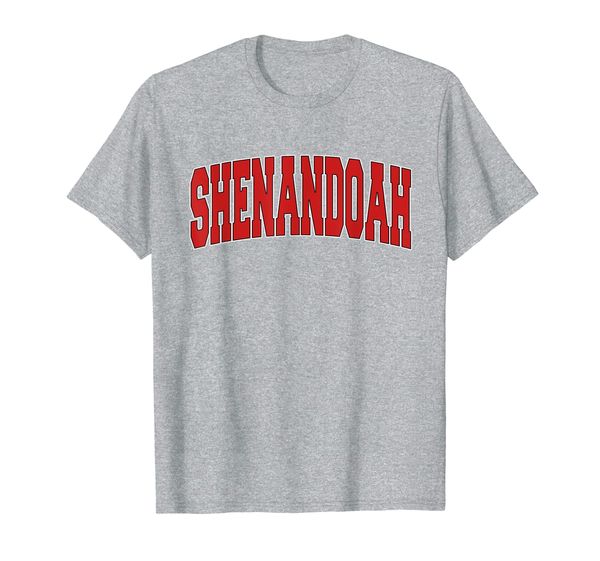 

shenandoah ia iowa varsity style usa vintage sports t-shirt, White;black