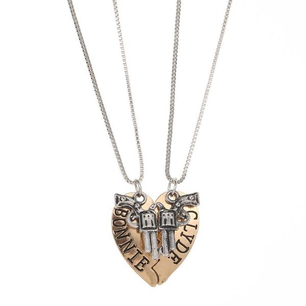 

pendant necklaces charm heart collar for women lovers valentine's gift jewelry accessories trendy punk choker necklace, Silver