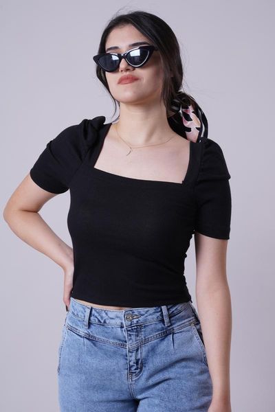 

women's blouses & shirts manga women balloon sleeve crop, White
