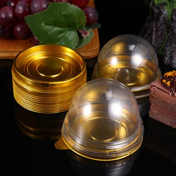 

gift wrap 200pcs round shape mid-autumn festival moon cake tray dessert box golden bottom