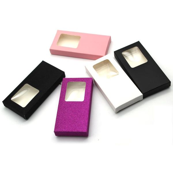 

damepapil eyelashes box packaging wholesale 10/20/50/100 pieces paper heart/square package with custom logo lash case false