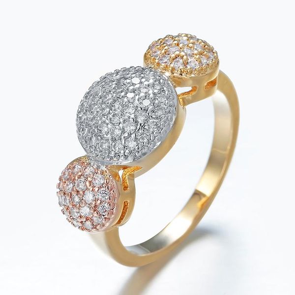 

wedding rings ring nankiya round venta caliente lujo discreto cubic zirconia temperamento nupcial boda anillo de compromiso cp0321 bague fem, Slivery;golden