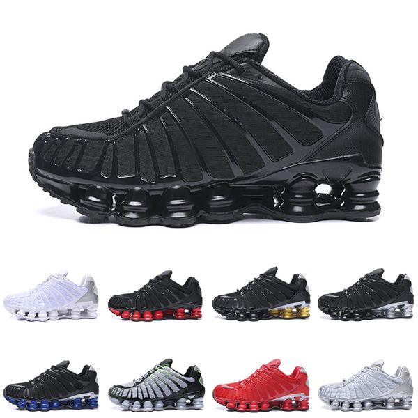 

tl shox men running shoes des chaussures outdoor trainers enigma triple black white speed red silver bullet gold mens sport sneakers