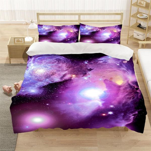 

starry sky jacquard bedding set king size duvet cover bed linen  comforter fashion for adults sets