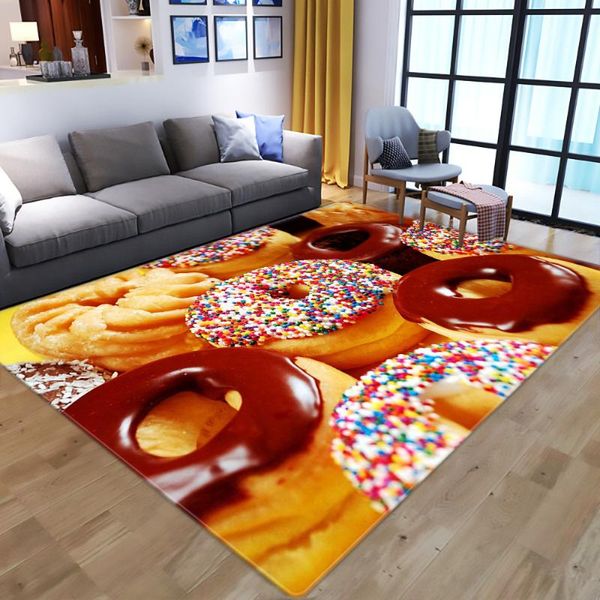 

cushion/decorative pillow colorful macaron chocolate food rugs area door mat carpet floor bedroom doormat non-slip living room