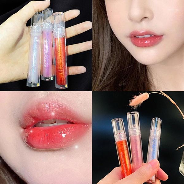 

colors liquid lipstick gloss crystal jelly shiny transparent mirror glass moisturizing shimmer lip oil makeup tslm11