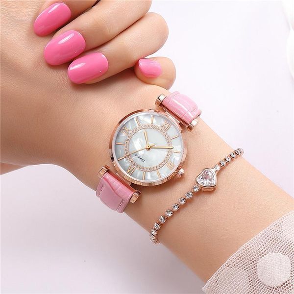 

wristwatches luxury crystal women bracelet watches brand fashion diamond ladies quartz watch leather female wristwatch montre femme relogio, Slivery;brown