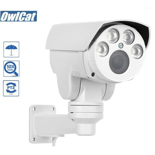 

owlcat hd 2mp 5mp ptz ip camera outdoor/waterproof 10x zoom auto focus security cctv wired ir night onvif rtsp1