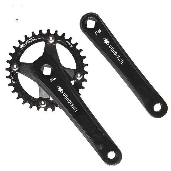 

bike heels & chainwheels aluminum alloy bicycle chainwheel mtb mountain road speed crank arm crankset cycling repair part 32t 34t 36t 3