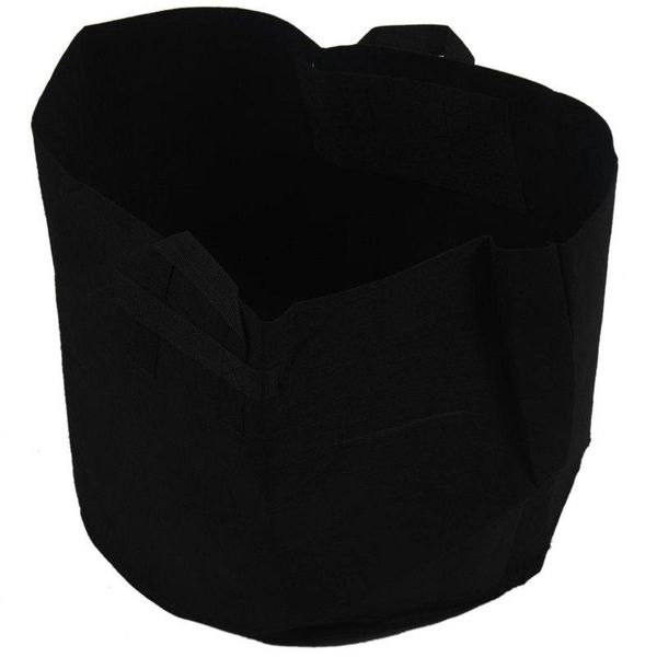 

planters & pots round fabric plant pouch root container grow bag aeration pot container, 20 gallon