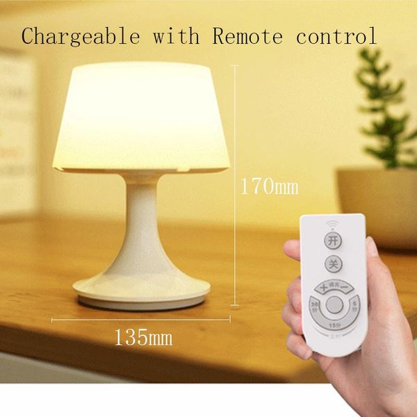 

night lights strange led remote control lamp lighting baby feeding rechargeable bedside eye protection desk