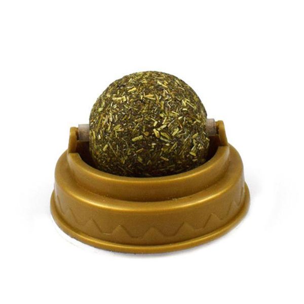 

cat toys natural catnip wall stick-on ball toy treats healthy grass snack