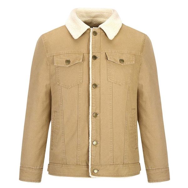 

men's jackets mcikkny mens warm thick coats fleece lined thermal outwear male size m-6xl windbreak, Black;brown