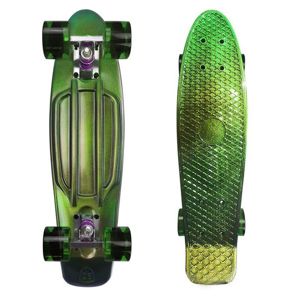 

22'' pearlescent surf skate board mini cruiser penny complete ready to ride shiny fashion adults skateboard sport scooter skateboa