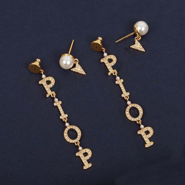 

fashion earrings aretes for women party wedding lovers gift jewelry engagement with box lz529, Silver