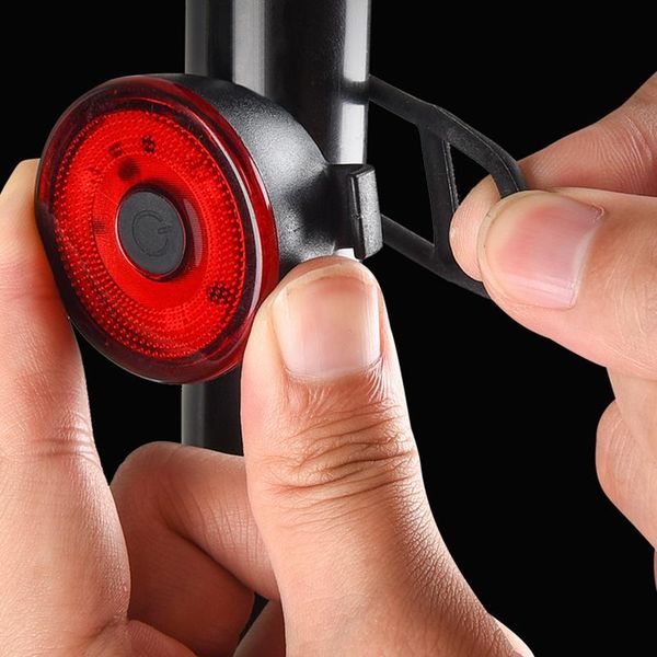 

bike lights bicycle rear light battery type warning lamp red safety taillight tail 8-15 hours for road mtb seatpost