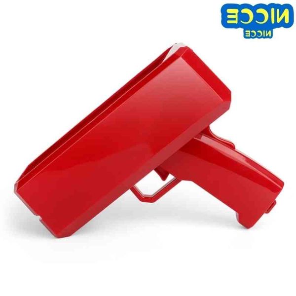 

5444nicce money gun points banknotes red fashion gift party game cash cannon funny sdecompression toys for children