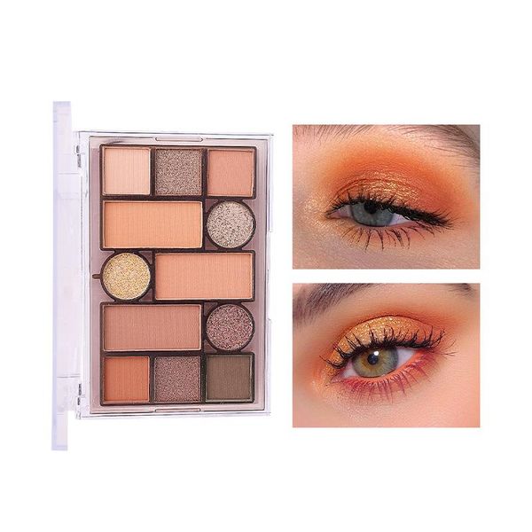 

eye shadow beauty glazed eyeshadow palette colorful shadows pallet glitter highlighter shimmer make up pigment matte pallete
