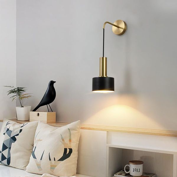 

wall lamp smart millet nordic bedroom bedside spirit simple living room corridor el decorative sconce