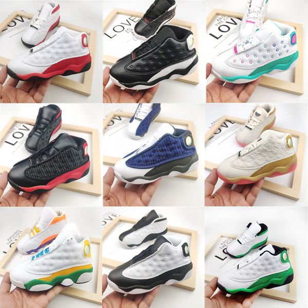 

infants 13s toddler basketball shoes aurora green chicago reverse he got game boys girls trainers bred chinese new year flint grey suede kid, Black