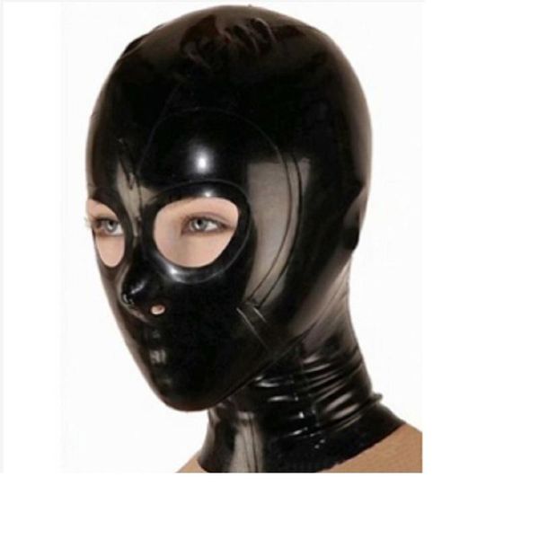 

party masks latex costumes hoods w black zipper