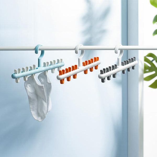 

hangers & racks drying rack multifunctional underwear socks clip plastic towel household storage