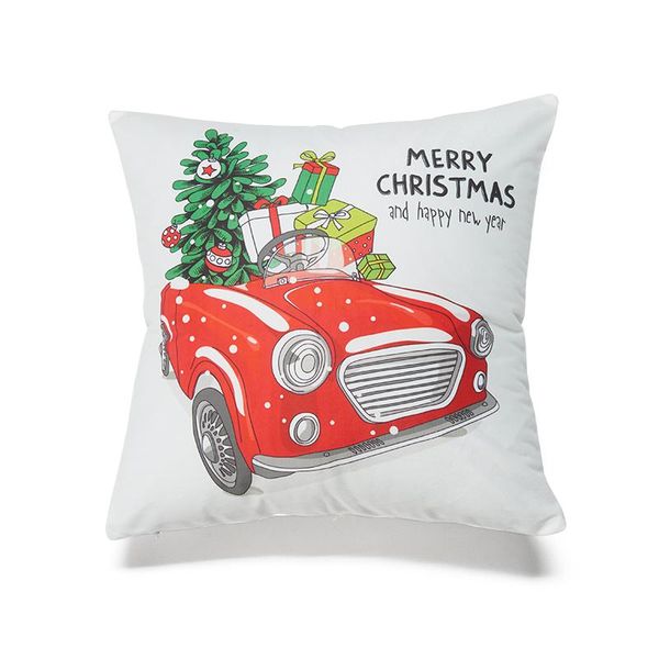 

cushion/decorative pillow xmas sofa cushion covers no inner 45x45cm year christmas truck tree pattern for living room dec x182