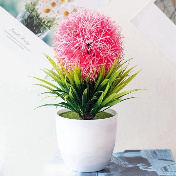 

decorative flowers & wreaths artificial bonsai fake plant flower study room home tabledecoration with pot