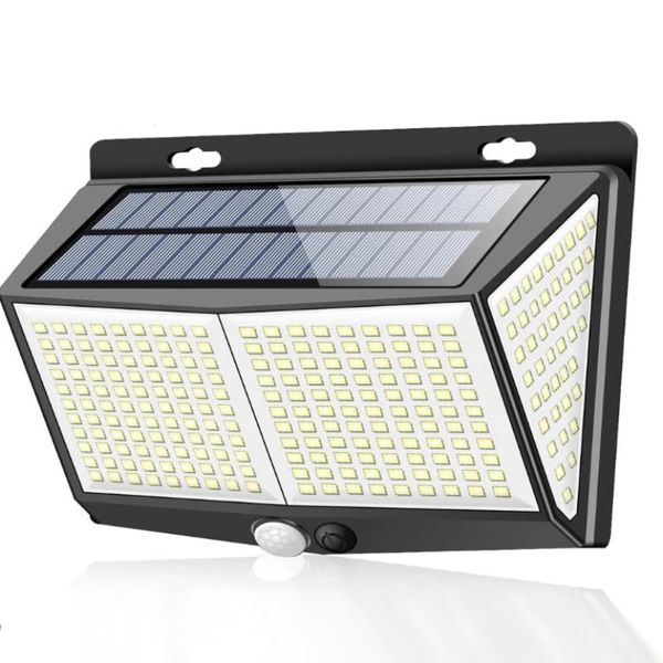 

arilux 8w 288led solar wall light motion sensor garden courtyard path lamp 3 modes waterproof ip65 - 1pc