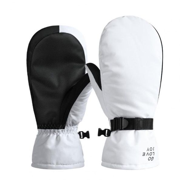 

ski gloves 1 pair skiing men women waterproof windproof sportswear space cotton thick warm adults snow mittens outdoor