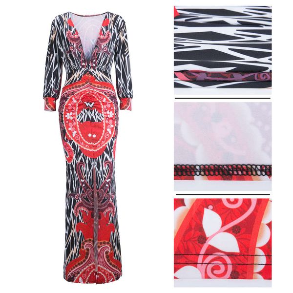 

2021 super digital print fashion oversized dress, Black;pink