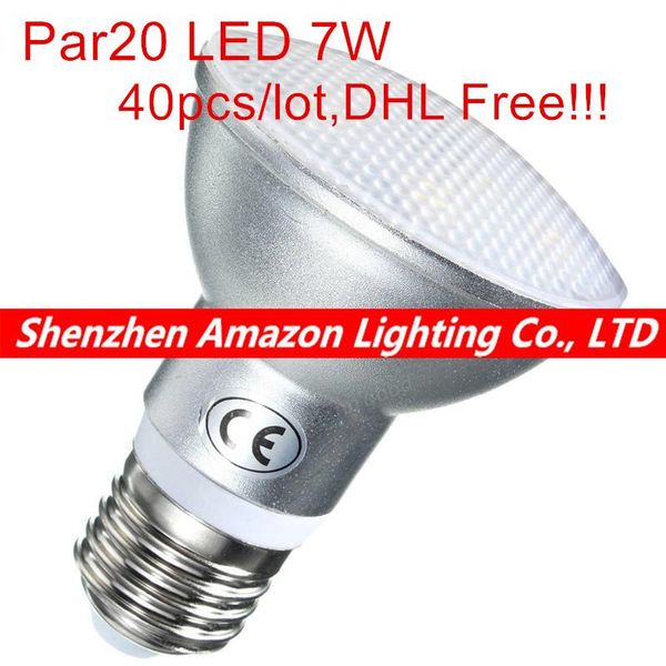 

bulbs 40pcs 7w 20 spotlight e27 socket 110v-220v cool white/natural white/warm white ceiling lamp