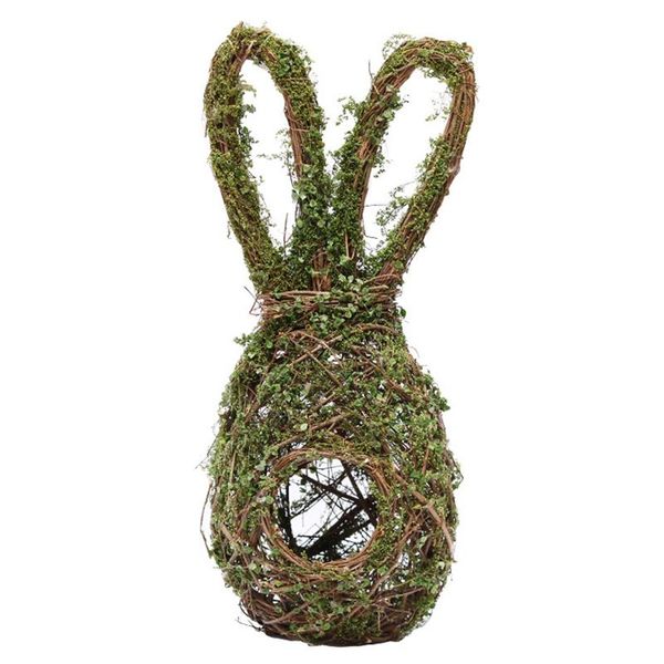 

easter birds nests shape pendant nordic style natural rattan ring for home garden decoration f2 decorative flowers & wreaths