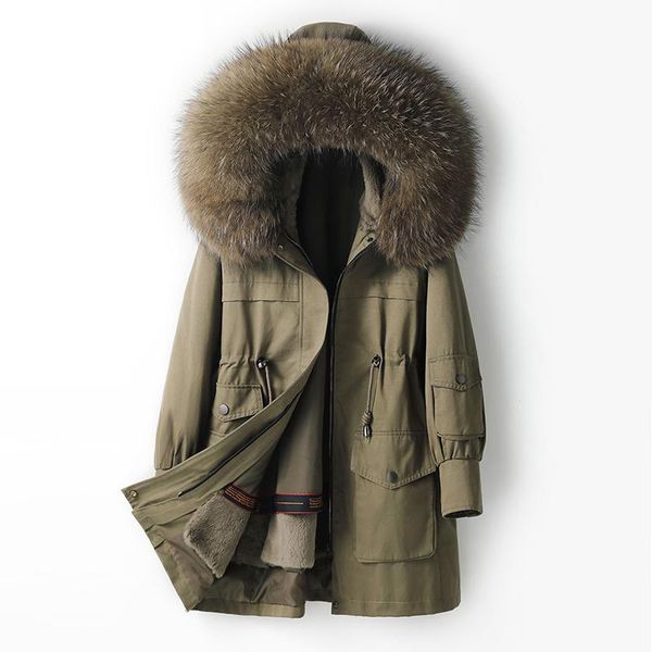 

women's jackets fur lining coat collar parka winter detachable warm women, Black;brown