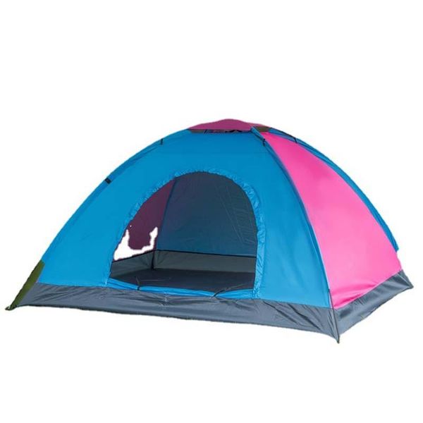 

tents and shelters 210d oxford bottom fabric outdoor single-layer hand tent two people camping field beach travel park mountaineering