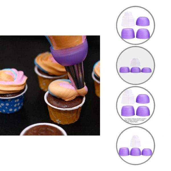

other festive & party supplies plastic 1 set useful cream coupler cookie diy tool purple nozzle converter easy to clean for baking